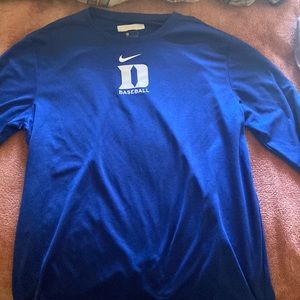 *TEAM ISSUED* DUKE UNIVERSITY BASEBALL NIKE MEN’S LONG SLEEVE TEE SIZE XL